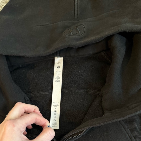 Lululemon Oversized Half-Zip Scuba Black - Picture 7 of 16